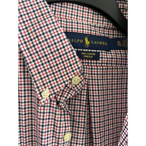 Mens polo Ralph Lauren button up XL longsleeve - Picture 3 of 4